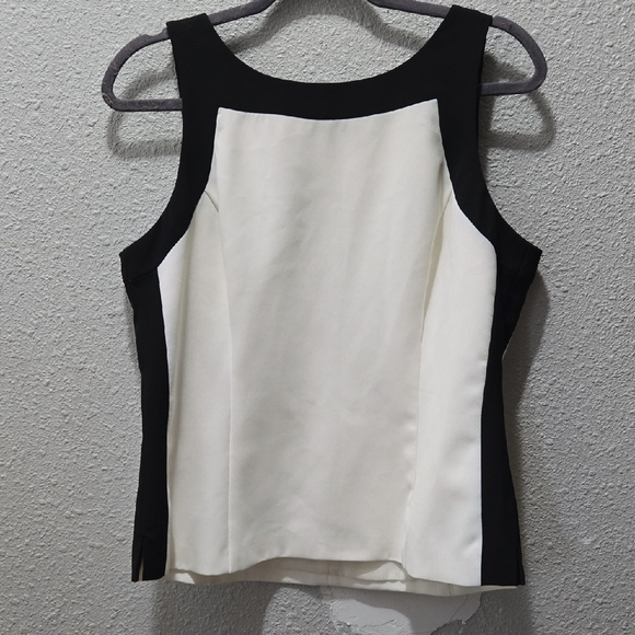 White House Black Market Tops - White House Black Market Monochrome Tank Top